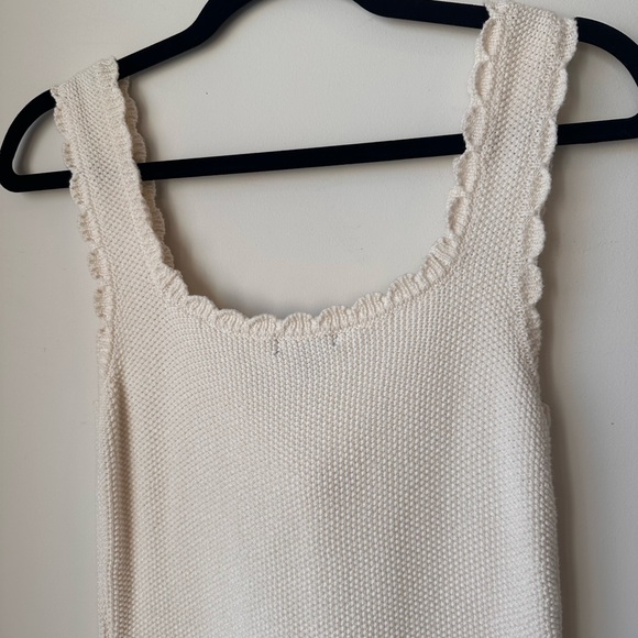 Wild Fable Rosette Mini Sweater Dress in Cream size Small - Picture 7 of 10